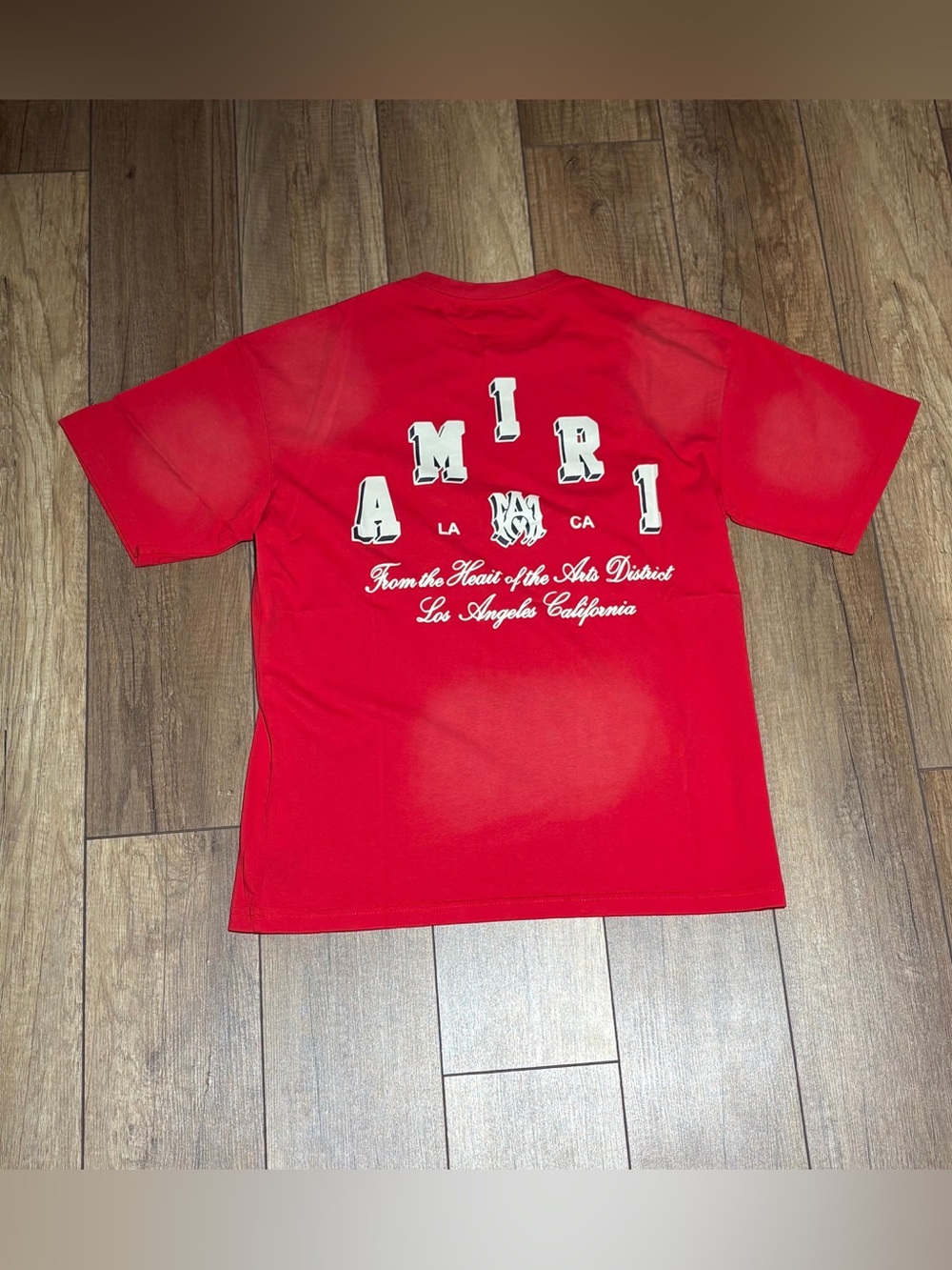Amiri Red Tee Shirt Brand New